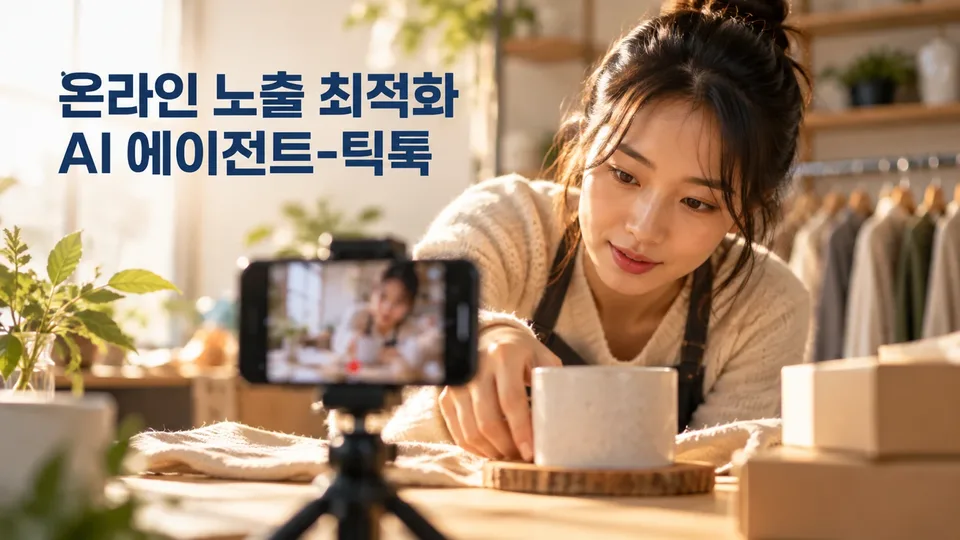 온라인 노출 최적화 AI 에이전트-틱톡