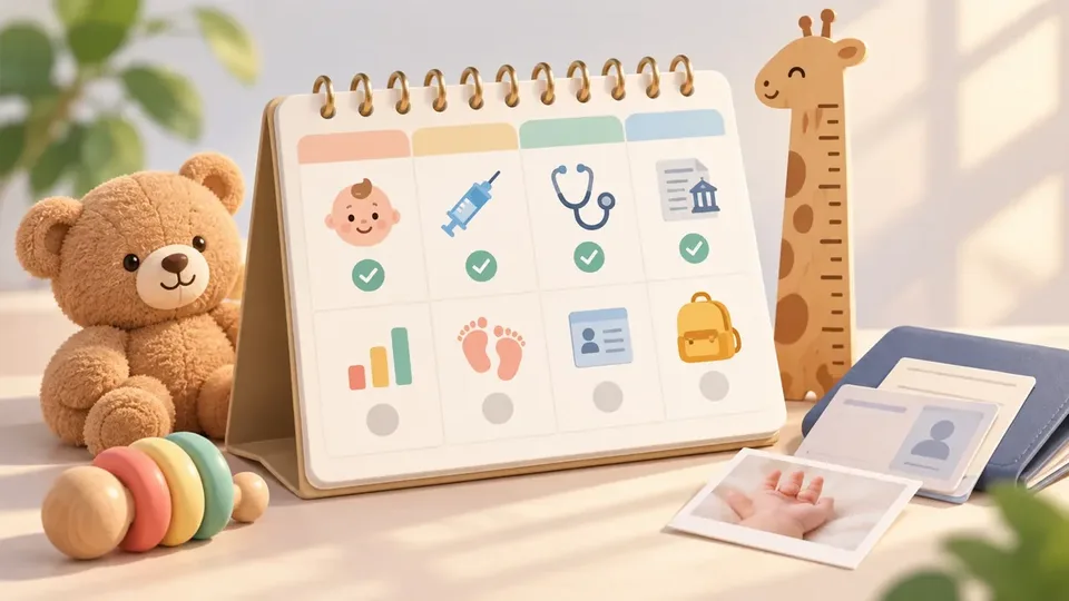 Child Milestones & Admin Tracker: Never Miss a Vaccination, Checkup, or Deadline Again