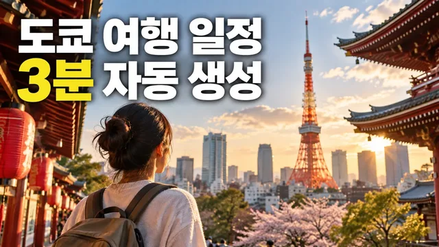 Tokyo Itinerary Auto-Generator: 3-Minute Custom Plans