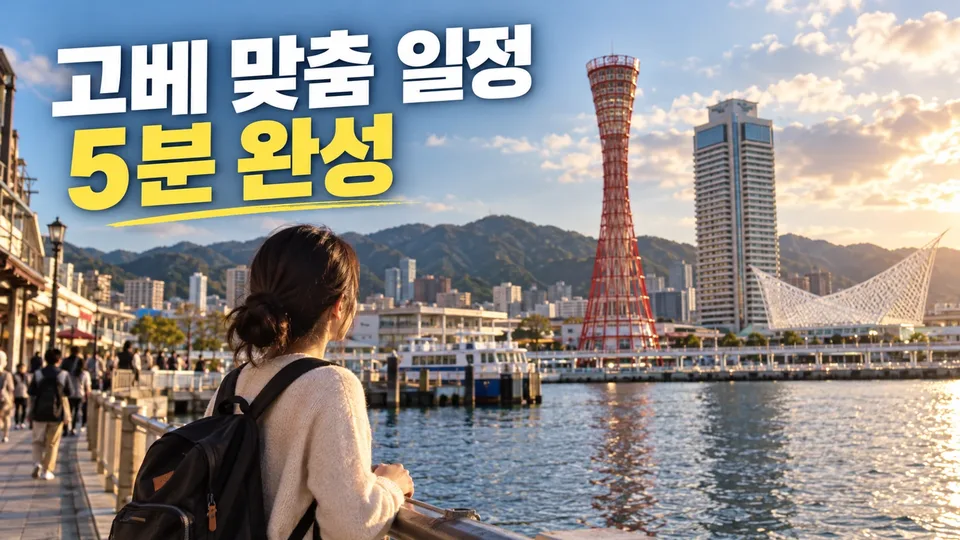 Kobe Custom Itinerary in 3 Hours