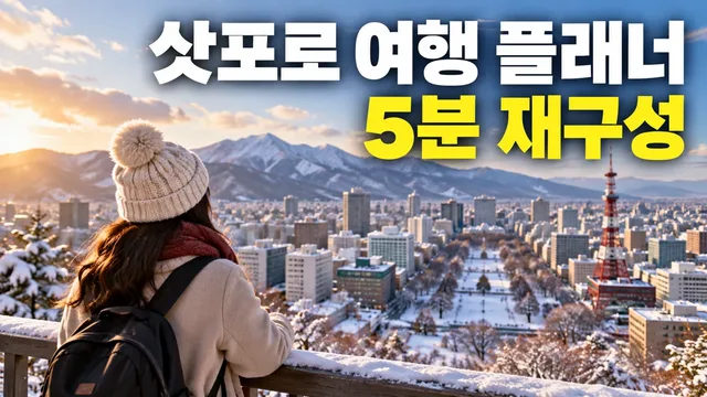 Sapporo Travel Planner with 5-Minute Itinerary Rebuild