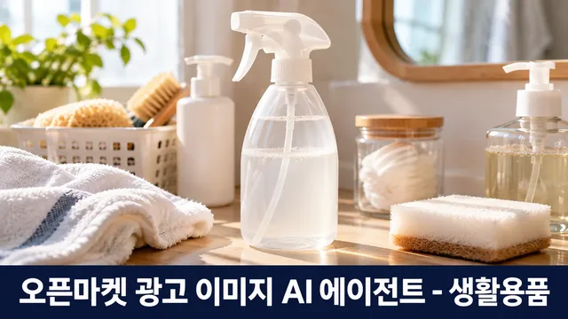 Open Market Household Product Ad Image Creation