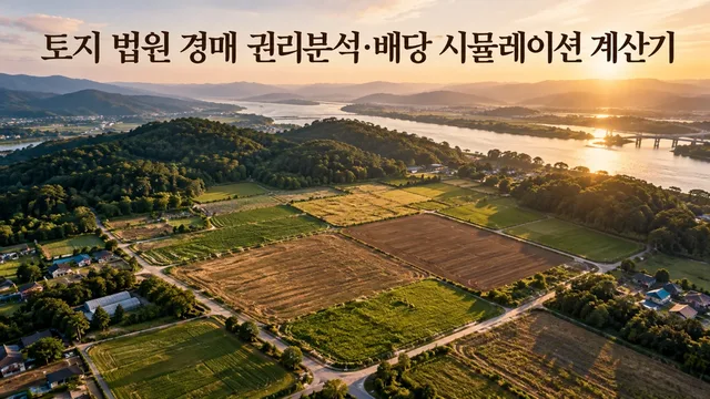 Land Court Auction Rights Analysis & Distribution Simulation Engine